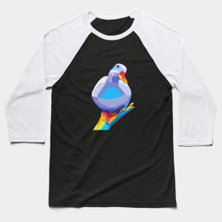 Duck on Palm Meme Pop Art Baseball T-Shirt